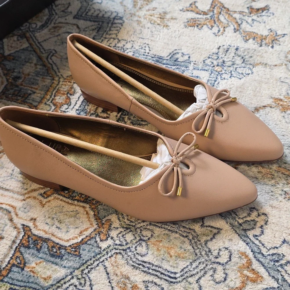 Naturalizer Jonier Vintage Mauve Ballerina Flats Size 7 - Picture 2 of 4
